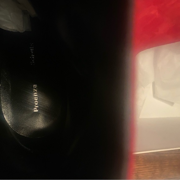 Proenza Schouler Red Suede Boots Size US 8 - Picture 6 of 10